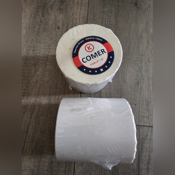 K Comer 4x6 Thermal Shipping Labels - Picture 2 of 3